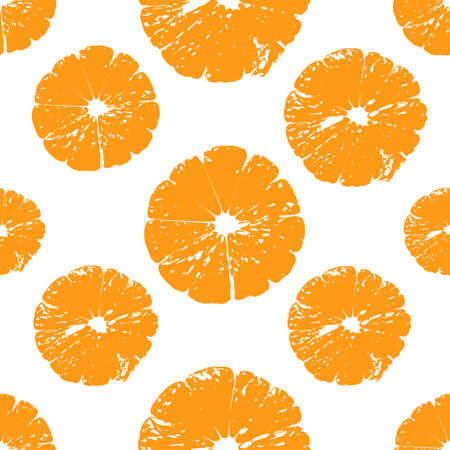 vector cut orange pattern on white background 2のイラスト素材