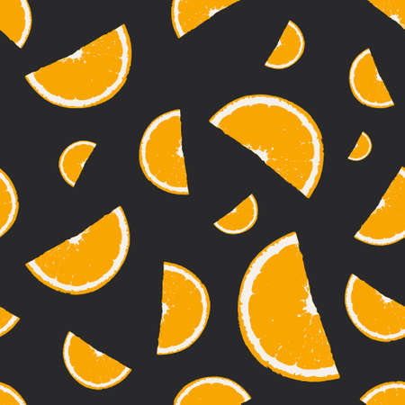vector cut orange pattern on white backgroundのイラスト素材