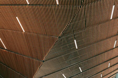 Contemporary wood design from eco materialsの写真素材