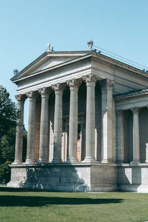 Old Greek and Roman style building with columnsのeditorial素材