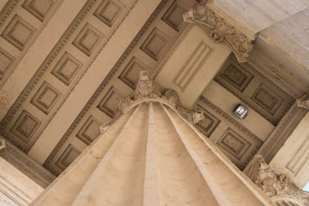 Old Greek and Roman style building with columns