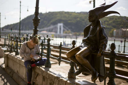 Old beautiful european monument in the cityのeditorial素材