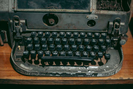 Photo for Old vintage typewriter from World War II - Royalty Free Image