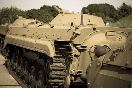 The Soviet Union heavy military vehicles from the period of World War II