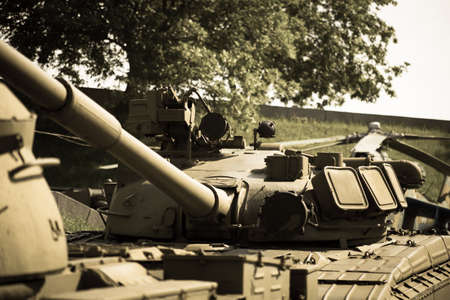 The Soviet Union heavy military vehicles from the period of World War II