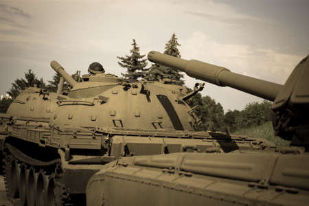 The Soviet Union heavy military vehicles from the period of World War IIのeditorial素材