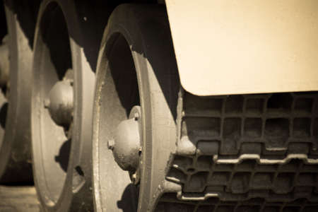 The Soviet Union heavy military vehicles from the period of World War II