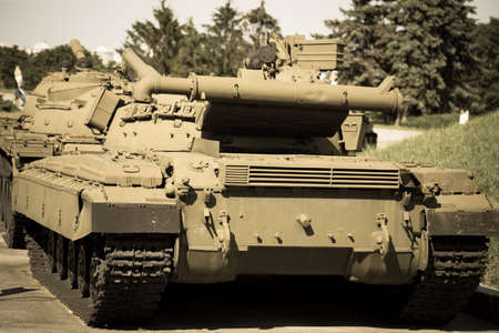 The Soviet Union heavy military vehicles from the period of World War II