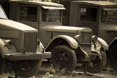 The Soviet Union heavy military vehicles from the period of World War II