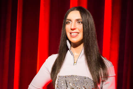 Kyiv, Ukraine 09.01.2020: A wax sculpture of the Hero of  the Soviet Union Armyのeditorial素材