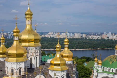 View of the Orthodox Church Kiev Pechersk Lavra