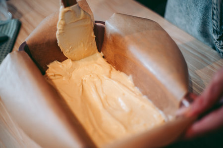 The baking process of baking pies and cookies in the kitchen