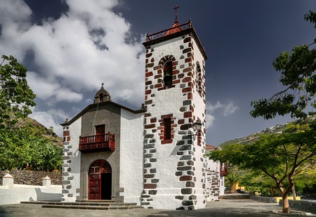 Front of Church Ermita Las Angustias - La Palma, Canary Islandsの写真素材