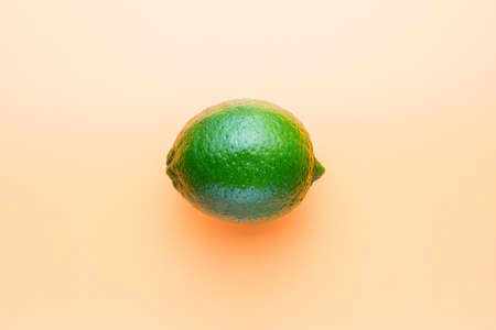 Fresh lime isolated on white
