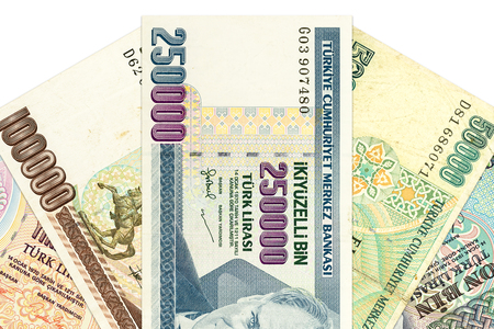 turkish inflation lira money from different times