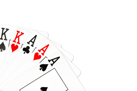 poker hand full house of aces and kings