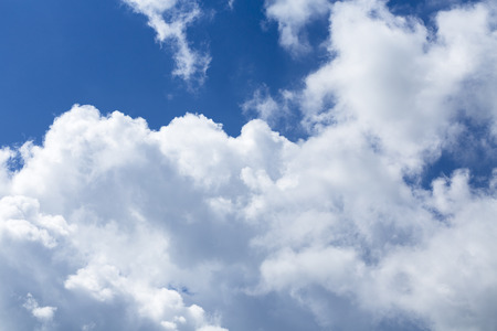 white clouds against blue sky