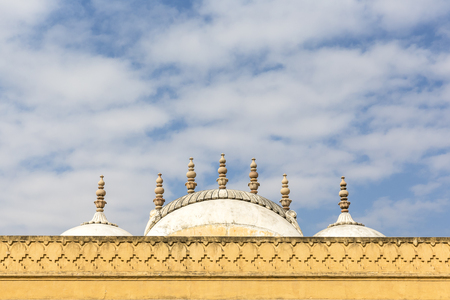 roof terrace of the Nahargarh Fort, Jaipur, Rajasthan, Indiaのeditorial素材