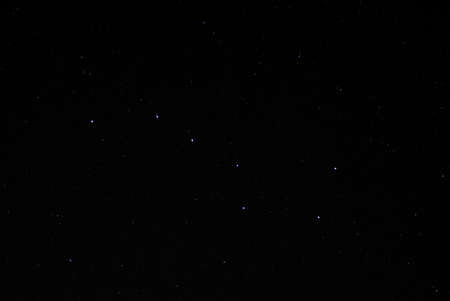 The Big Dipper star constellation photograph of the night sky. High quality photoの写真素材