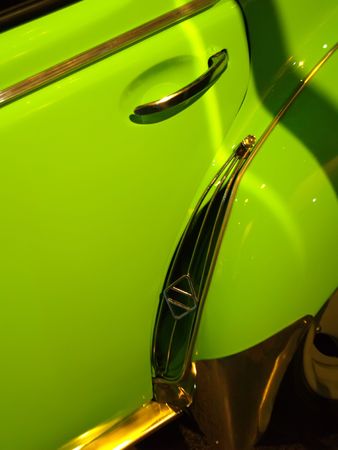 Detail of an old carの写真素材