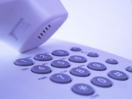 Closeup of a phone