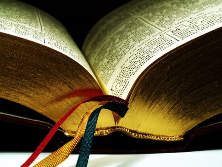 Close up of a bibleの写真素材