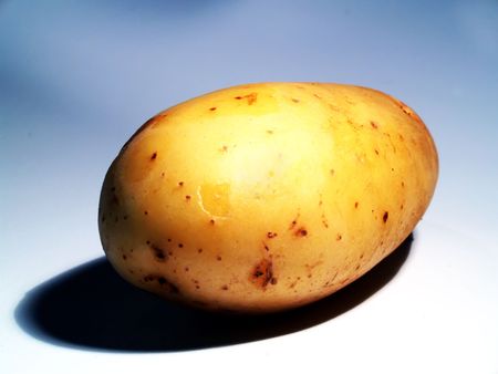 Close up of a potatoの写真素材