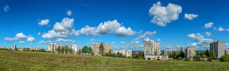 Panorama of Alytus, Lithuania, September, 2018. Get your better pictureのeditorial素材