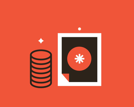 Poker chips icon. Casino sign. Flat design style eps 10のイラスト素材