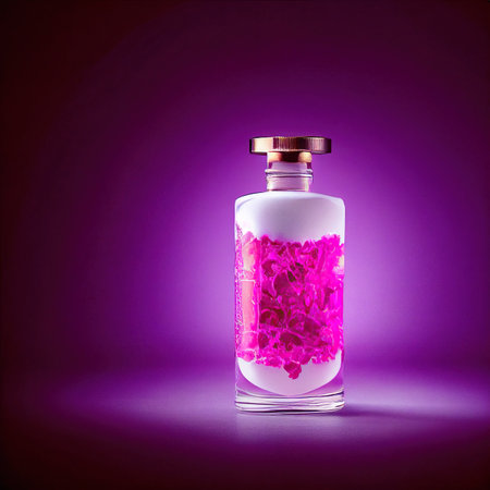 Bottle of love potion valentines day love concept.の写真素材
