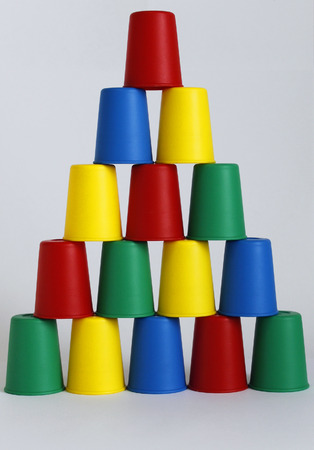 different bucket pot color plasticの写真素材