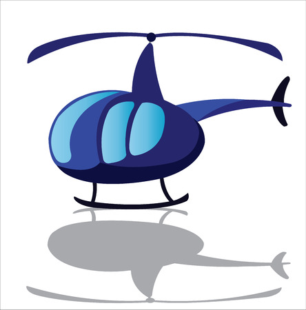 A special type of a recreational Helicopterのイラスト素材