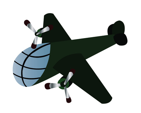 a long distance bomberのイラスト素材