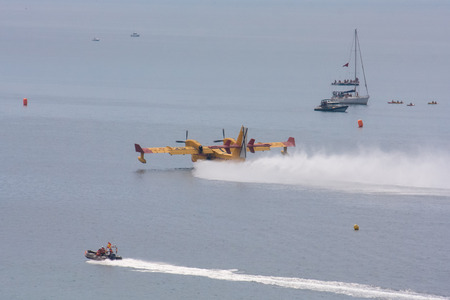 Second airshow held in Cadiz, Andalusia, Spain. Festival Aereo Cdiz the September 13, 2009