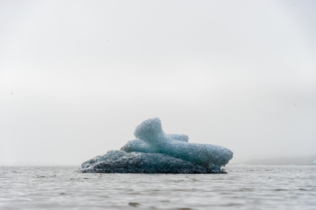 The glacier Skaftafellsjokull is an outlet of Vatnajokull, which is the largest continental glacier in Europeの写真素材