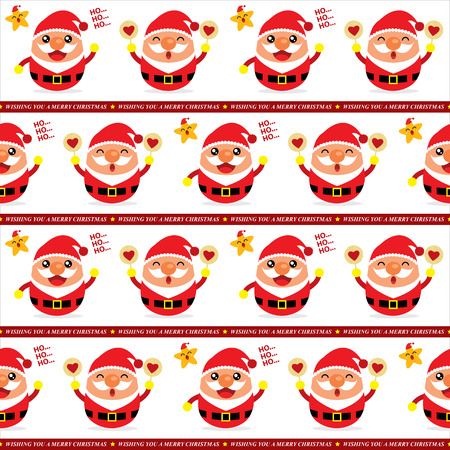 Christmas Santa Claus Seamlessのイラスト素材