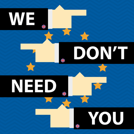 Brexitのイラスト素材