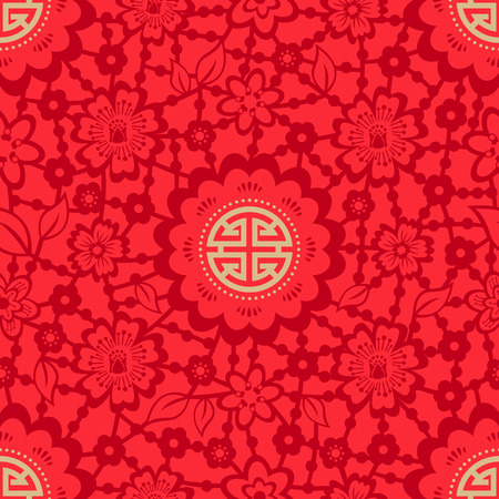 Chinese New Year Seamlessのイラスト素材