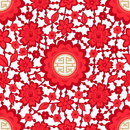 Chinese New Year Seamlessのイラスト素材