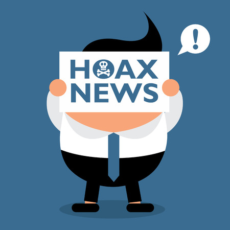 hoax newsのイラスト素材