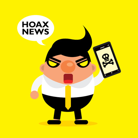 hoax newsのイラスト素材