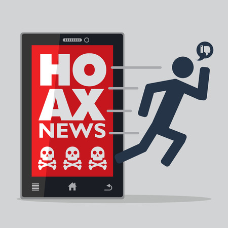 hoax newsのイラスト素材