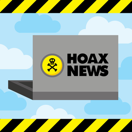 hoax newsのイラスト素材