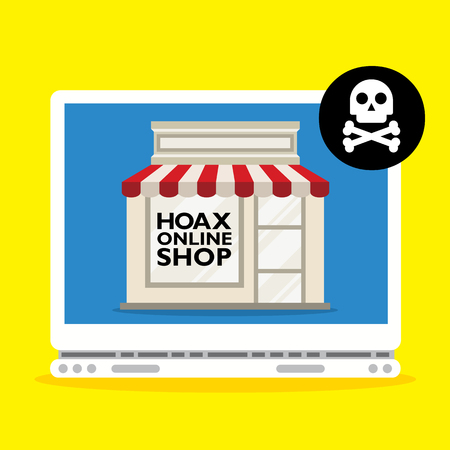 hoax online shopのイラスト素材