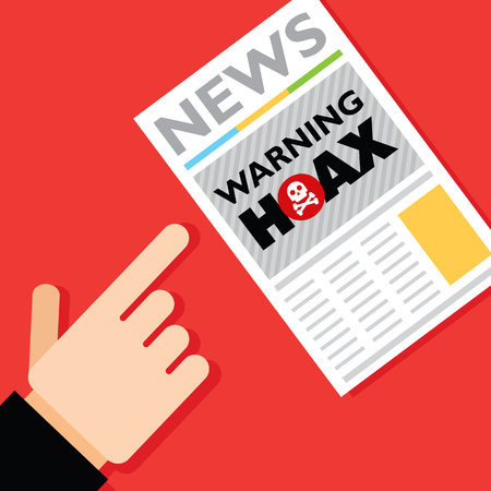 Hoax news.のイラスト素材