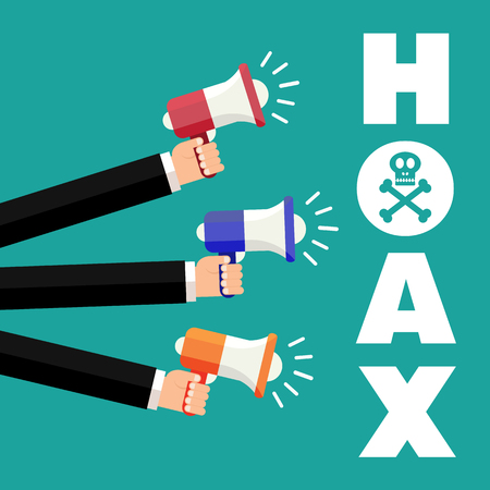 Hoax icon.のイラスト素材
