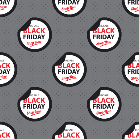 black friday seamlessのイラスト素材