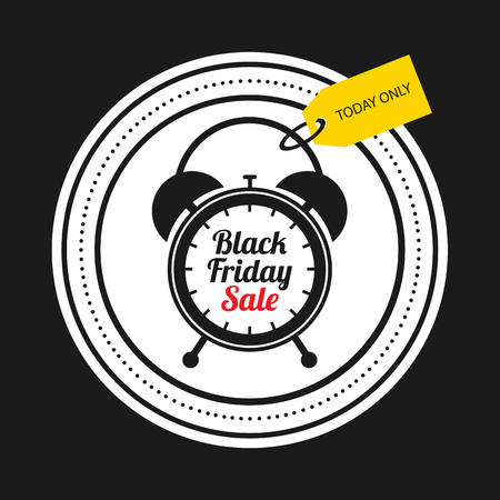 Black friday sale card.のイラスト素材