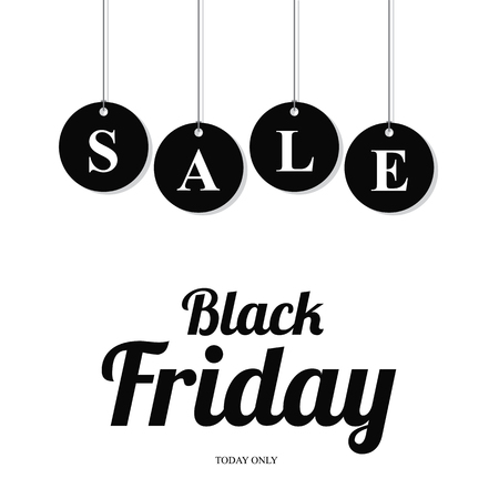 black friday cardのイラスト素材