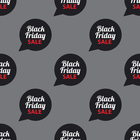 black friday sale seamlessのイラスト素材